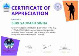 Thanking Letter_Shri. Saurabh Sinha_SVKM_College